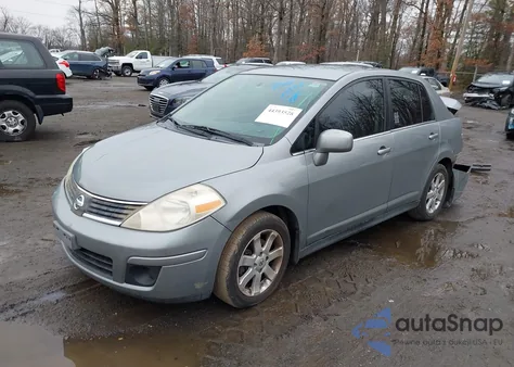 2008 Nissan Versa 1.8Sl z USA, uszkodzony, nr VIN 3N1BC11EX8L350690